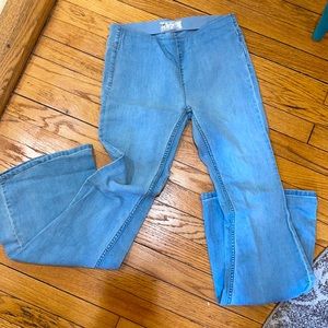 FREE PEOPLE PENNY PULL ON FLARE JEANS SIZE 26